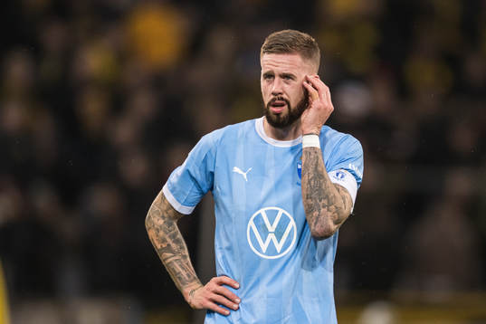 Malmö FFs Pontus Jansson deppar