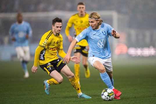 Elfsborgs Jens Jakob Dyhr Thomasen och Malmö FFs Sebastian