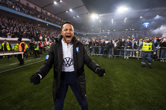 Malmö FFs Martin Olsson jublar