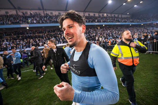 Malmö FFs Stefano Vecchia jublar