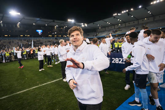 Malmö FFs Oliver Berg jublar