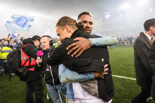 Malmö FFs Isaac Kiese Thelin jublar