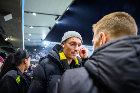 Lasse Nilsson på läktaren