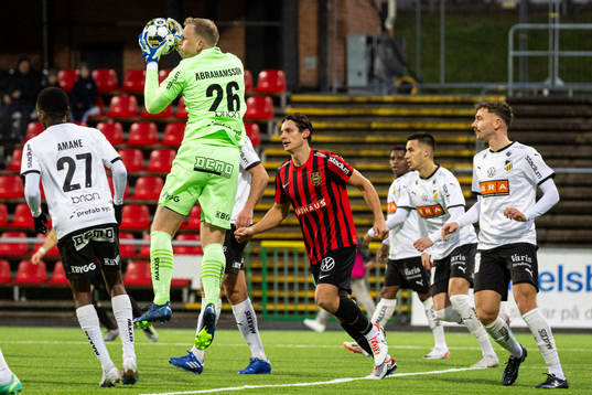 Häckens målvakt Peter Abrahamsson