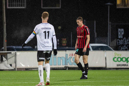 Brommapojkarnas Torbjörn Lysaker Heggem deppar
