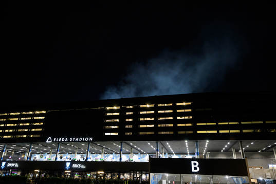 Rök över Eleda stadion