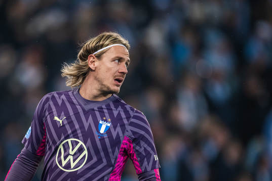 Malmö FFs målvakt Johan Dahlin