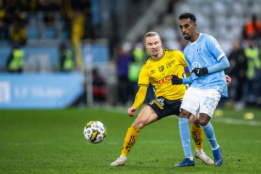 Elfsborgs Niklas Hult och Malmö FFs Taha Ali