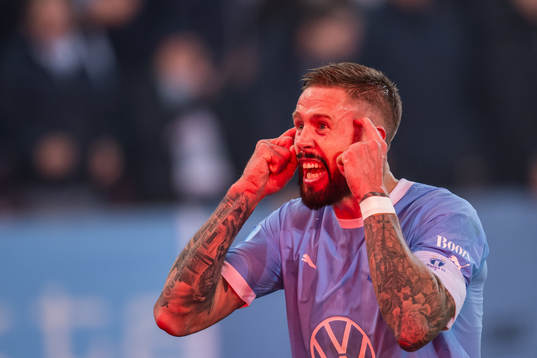 Malmö FFs Pontus Jansson jublar