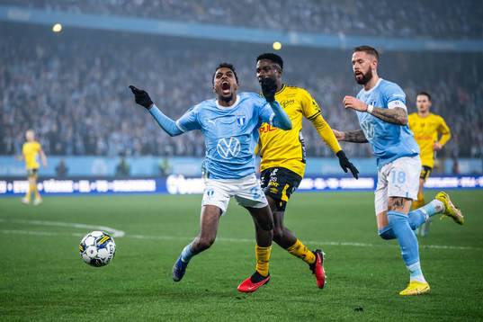 Malmö FFs Taha Ali och Elfsborgs Ibrahim Buhari