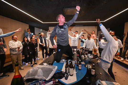 Malmö FF jublar över SM-guldet