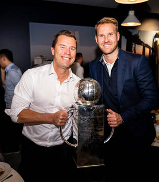 Malmö FFs sportchef Daniel Andersson och assisterande
