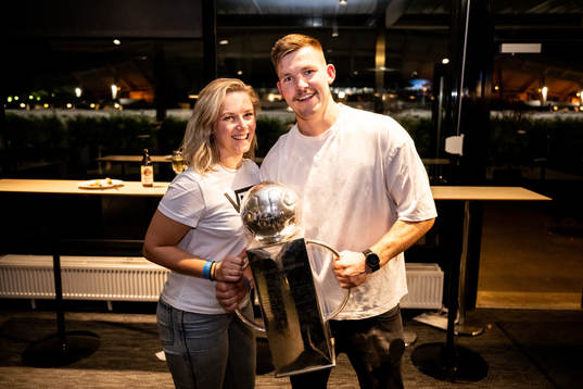 Malmö FFs fystränare Jamie Mackay med sällskap