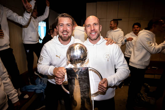 Malmö FFs assisterande tränare Theodor Olsson och