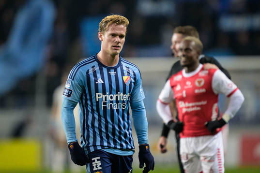 Djurgårdens Hampus Finndell deppar
