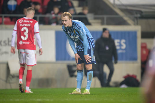 Djurgårdens Oskar Fallenius deppar