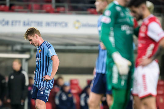 Djurgårdens Rasmus Schuller deppar