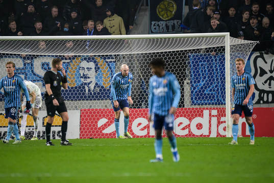 Djurgårdens spelare deppar