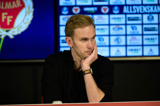 Kalmars tränare Henrik Jensen