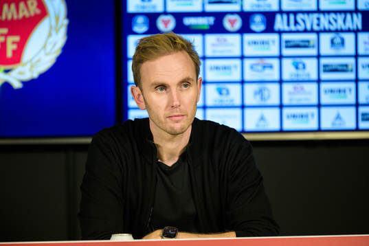 Kalmars tränare Henrik Jensen