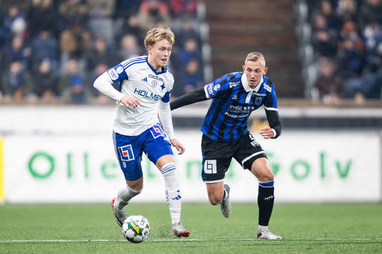 IFK Norrköpings Isak Andri Sigurgeirsson och Sirius Jakob