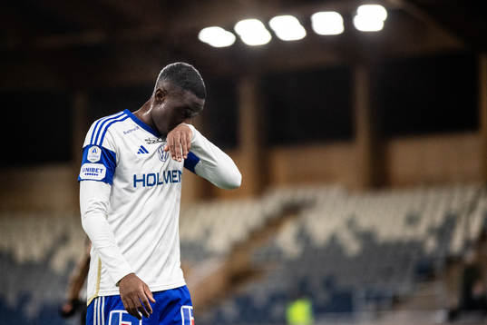 IFK Norrköpings Yahya Kalley deppar