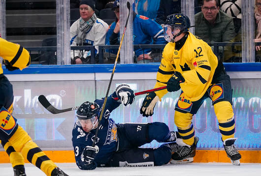 Niklas Friman of Finland and Max Friberg of Sweden