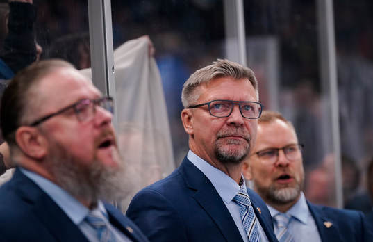 Head coach Jukka Jaloinen of Finland