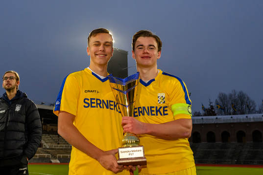 IFK Göteborgs Elis Barlind spelare jublar