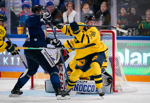 Henrik Borgström of Finland and Olle Alsing of Sweden