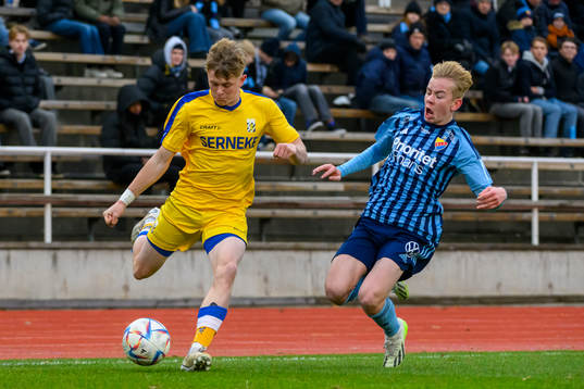 IFK Göteborgs Rasmus Nåfors Dahlin och Djurgårdens Carl