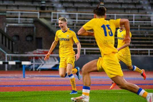 IFK Göteborgs Natanael Lundén jublar