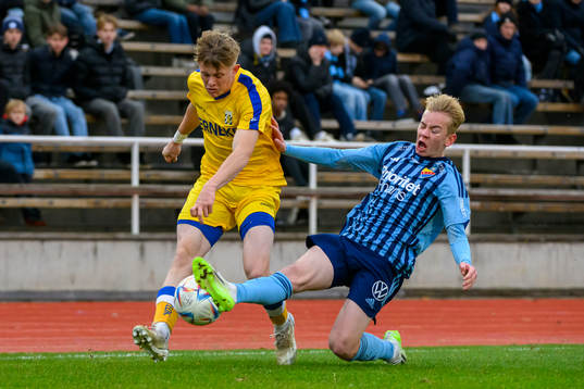 IFK Göteborgs Rasmus Nåfors Dahlin och Djurgårdens Carl