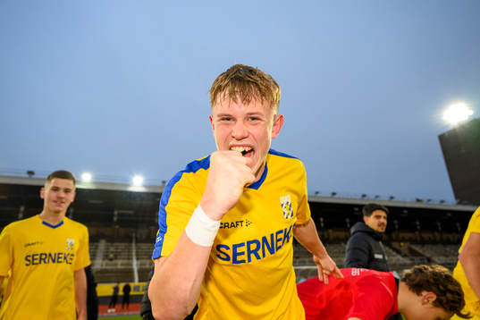 IFK Göteborgs Rasmus Nåfors Dahlin jublar