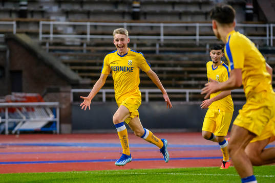 IFK Göteborgs Natanael Lundén jublar