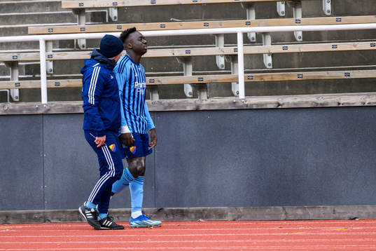 Djurgårdens Kalipha Jawla deppar