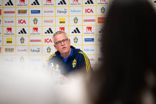 Janne Andersson, head coach of the Swedish national