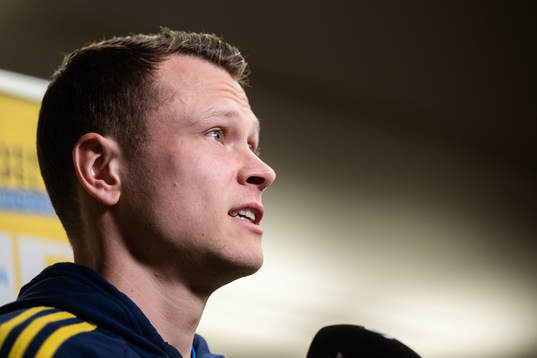 Viktor Claesson of the Swedish national football team