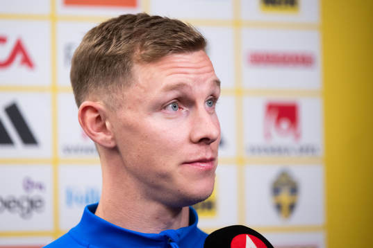 Emil Krafth of the Swedish national football team