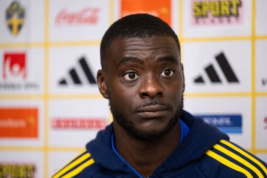 Ken Sema of the Swedish national football team