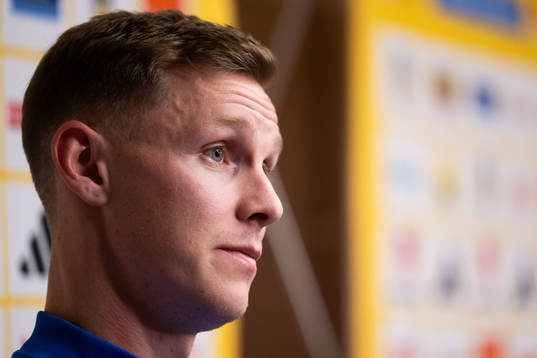 Emil Krafth of the Swedish national football team