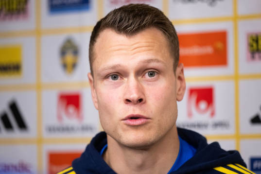 Viktor Claesson of the Swedish national football team