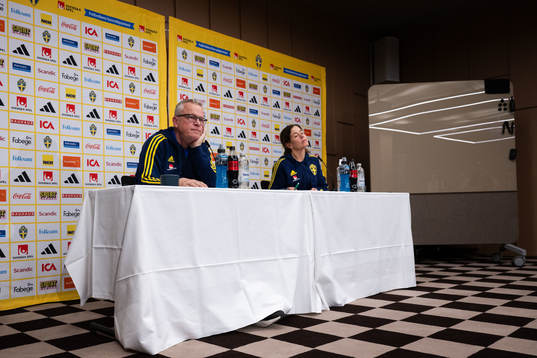 Janne Andersson, head coach of the Swedish national