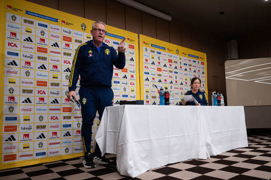 Janne Andersson, head coach of the Swedish national