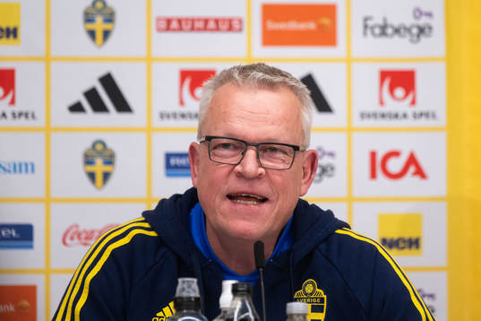 Janne Andersson, head coach of the Swedish national