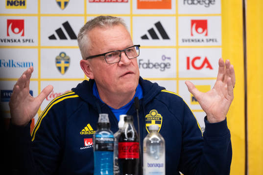 Janne Andersson, head coach of the Swedish national