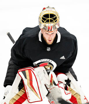 Goaltender Anton Forsberg