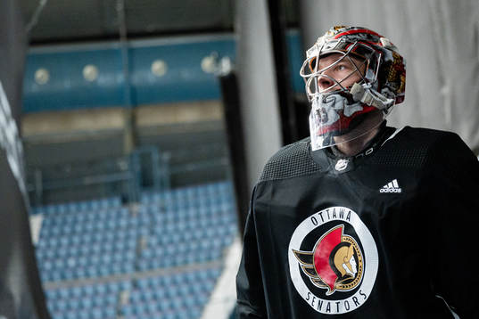 Goaltender Mads Søgaard