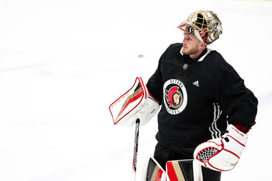 Goaltender Anton Forsberg