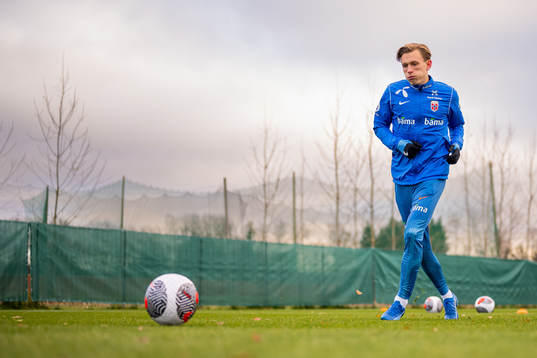 Marcus Holmgren Pedersen of the Norwegian national football